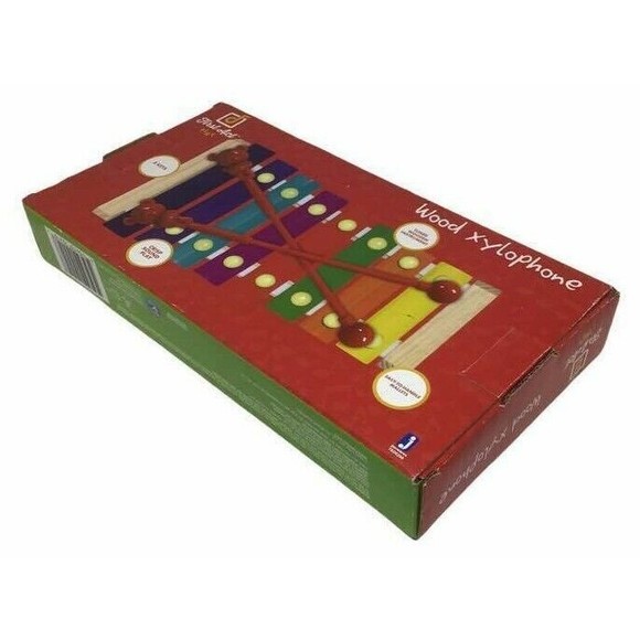 First Act Play Wood Xylophone Toy Musical Music Mallets Eight Colorful Keys NEW - Picture 3 of 3
